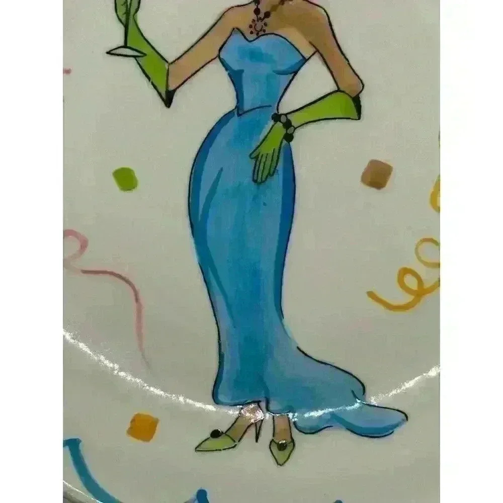 Kate Williams Design for Brylane Wishes - single plate Red Hair Princess Queen - Picture 6 of 11